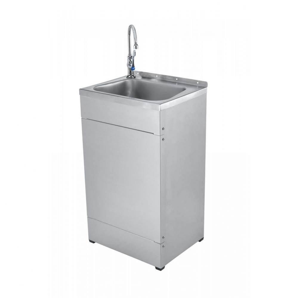 Portable Sink w/ B-0205-E133X4V5 &amp; 5 Gallon Plastic Container