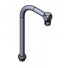 T&S Brass 010094-40 - B-2386 High-Arc Swivel Gooseneck with Cube Style Aerator Outlet (2.2 GPM)