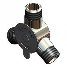 T&S Brass 5EF-0006 - Manual Mixing Valve, 1/2'' NPSM Inlets & Outlet, Inlet Check Valves (Equip & Che