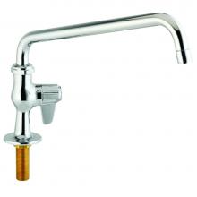 T&S Brass 5F-1SLX10A - Faucet, Single Hole, 10'' Swing Nozzle w/ 2.2 GPM Aerator