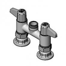 T&S Brass 5F-4DLS00 - Equip 4'' Deck Mount Swivel Base Faucet, Less Nozzle