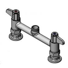 T&S Brass 5F-8DLX00 - Faucet,8''Centers,Deck Mount,Less Spout