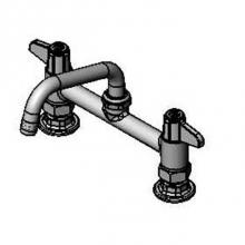 T&S Brass 5F-8DLX06 - Faucet, 8'' Centers, Deck Mount, 6'' Swing Nozzle