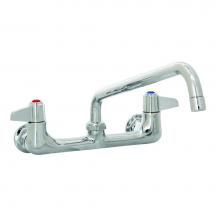 T&S Brass 5F-8WLX08 - Faucet, Wall Mount, 8'' Centers, 8'' Swing Nozzle