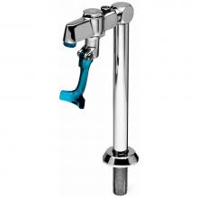 T&S Brass 5GF-16P - Glass Filler, 16'' Deck Mount Pedestal, 1/2'' NPT Male Shank Equip Retro-Style