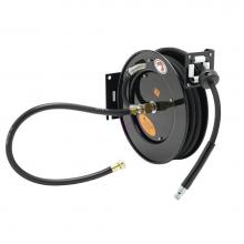 T&S Brass 5HR-242-GH - Hose Reel, Open, Powder Coated Steel, 3/8'' x 50' Hose, 3' Connector Hose w/ G