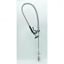 T&S Brass 5PR-1S00 - Equip Pre-Rinse Unit: Single Hole, Less Add-on Faucet, QT Ceramic Cartridge, Lever Handles