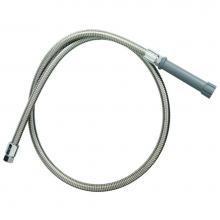 T&S Brass B-0048-H - Hose, 48'' Flexible Stainless Steel (Gray Handle)