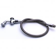 T&S Brass B-0101-E72-053A - Spray Valve w/ Rosespray Head & 72'' Flexible SS Hose (013E-72H)