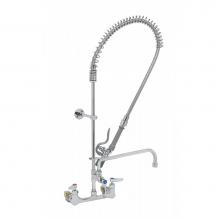 T&S Brass B-0133-12CRBJSK - EasyInstall Pre-Rinse, 8'' Wall Mount, Ceramas, 12'' ADF, B-0107-J, B-0230-K,