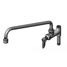 T&S Brass B-0158-VF22 - Add-On Faucet, 14'' Nozzle, Lever Handle, Eterna Cartridge, 2.2 VR Aerator