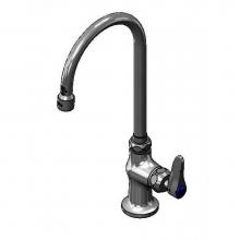T&S Brass B-0305-CR-TL - Single Pantry Faucet, Deck Mount, Cerama, Swivel/Rigid Gooseneck, Tin-Lined