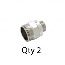 T&S Brass B-0412-M - Adapter, Rigid to Swivel Adapter (Qty. 2)