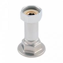 T&S Brass B-0440 - Inlet Extension, 3'' Length, 1/2'' NPT Female x Coupling Nut, Wall or Deck Mou