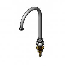 T&S Brass B-0546-133X - Deck Mount Swivel/Rigid Gooseneck, Stream Regulator Outlet, 133X