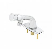 T&S Brass B-0805-VR - Metering Faucet, Single Temp, Push-Button Cap, VR Deckplate