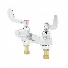 T&S Brass B-0890-F05 - Lavatory Faucet, Deck Mount, 0.5 GPM Spray Device, 4'' Wrist Action Handles