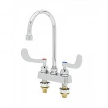 T&S Brass B-1141-XSCR4V15 - Workboard Faucet, 4'' Deck Mount, 6'' Swivel GN, 1.5 GPM VR Outlet, 4'&ap