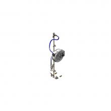 T&S Brass B-1458 - Hose Reel Assembly, Enclosed 30' Stainless Steel Hose Reel, Exposed Piping & Accessories