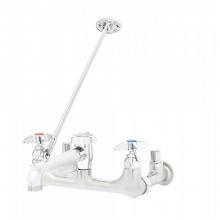 T&S Brass B-1958 - Service Sink Faucet, Extension Fittings, Integral Stops, Vacuum Breaker & Upper Wall Brace