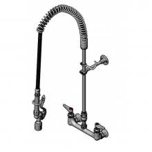 T&S Brass B-2278-02 - Pre-Rinse Unit, 8'' Wall Mount, Vacuum Breaker, Wall Bracket, Low Flow Spray Valve