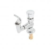 T&S Brass B-2360-03 - Bubbler, Forged Brass Mouth Guard, Push Button Metering Cartridge, Flow Control