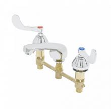 T&S Brass B-2990-WH4-VF22 - Lavatory Faucet, Concealed Body, 8'' Centers, Cast Spout, 4'' Wrist, VR 2.2 GP