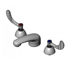 T&S Brass B-2990-WH4-VR22 - 8'' Lavatory Faucet, Concealed Body, Cast Spout, QT Eternas, 2.2 GPM VR Aerator, VRS-2