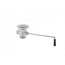 T&S Brass B-3952 - Waste Drain Valve, Twist Handle, 3-1/2'' x 2'' (Replaces B-3913 & B-3917)