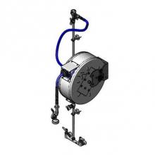 T&S Brass B-7142-C1MXS2E - Hose Reel Assembly, Closed 50' Hose Reel, Exposed Piping & Accessories