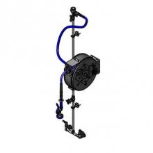 T&S Brass B-7222-C01XS1C - Hose Reel Assembly, Closed 30' Hose Reel, Exposed Piping and Accessories w/ CERAMAS