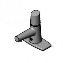 T&S Brass BP-0723-4DP - LakeCrest Aesthetic Metering Lavatory Faucet, Polished Chrome, Deck Plate