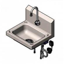 T&S Brass CH-3101 - Sink Package: Hand Wash Sink w/ Drain Assembly & EC-3101 Sensor Faucet