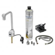 T&S Brass EC-1210-08-WFK - ChekPoint Sensor Glass/Bottle Filler & Water Filtration Kit, 8'' Outlet Clearance
