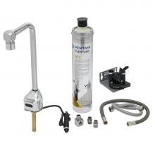 T&S Brass EC-1210-10-WFK - ChekPoint Sensor Glass/Bottle Filler & Water Filtration Kit, 10'' Outlet Clearance