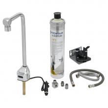 T&S Brass EC-1210-12-WFK - ChekPoint Sensor Glass/Bottle Filler & Water Filtration Kit, 12'' Outlet Clearance