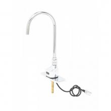 T&S Brass EC-3100-5XP15T4 - EC-3100-LN ChekPoint Electronic Faucet, XP Gooseneck, 1.5 gpm Flow Control, EC-TMV, and 4'&ap