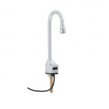 T&S Brass EC-3100-VF15 - ChekPoint Electronic Faucet, Deck Mount Gooseneck, AC/DC Control Module, 1.5gpm VR Aerator