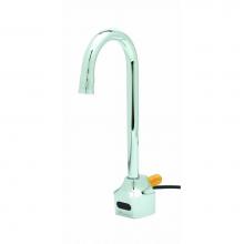 T&S Brass EC-3101-XP-LF10 - EC-3101 ChekPoint Electronic Fct, 120XP Rigid Plain-End Gooseneck, 1.0 gpm Flow Control