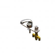 T&S Brass EC-3102-SMT8 - ChekPoint Elec Faucet, Deck Mt, Spout, Side Mt TMV, 8'' C-C Deck Plate