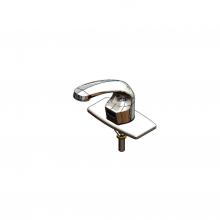 T&S Brass EC-3102-TMV4V05 - ChekPoint Elec Faucet, Deck Mount, Cast Spout, AC/DC, 4'' Deck Plate, 0.5gpm VR Outlet,