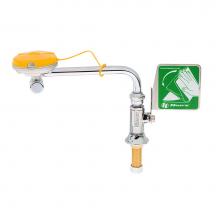 T&S Brass EW-7612 - Eyewash, Deck Mounted, Swivel, Polish Chrome (RIGHT SIDE MOUNT)