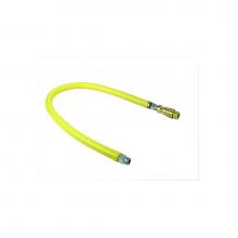 T&S Brass HG-4C-24 - Gas Hose w/Quick Disconnect, 1/2'' NPT, 24'' Long