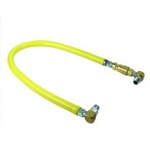 T&S Brass HG-4C-48SHP - Gas Hose, 1/2'' NPT x 48'' Long Swivel & Quick-Disconnect, (2) ELBOWS Swiv