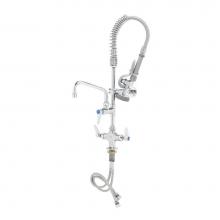 T&S Brass MPZ-2DLN-06 - Mini-PRU: B-0113 Style w/ B-0107, 6'' Swing Nozzle, Eterna Cartridges, Lever Handles