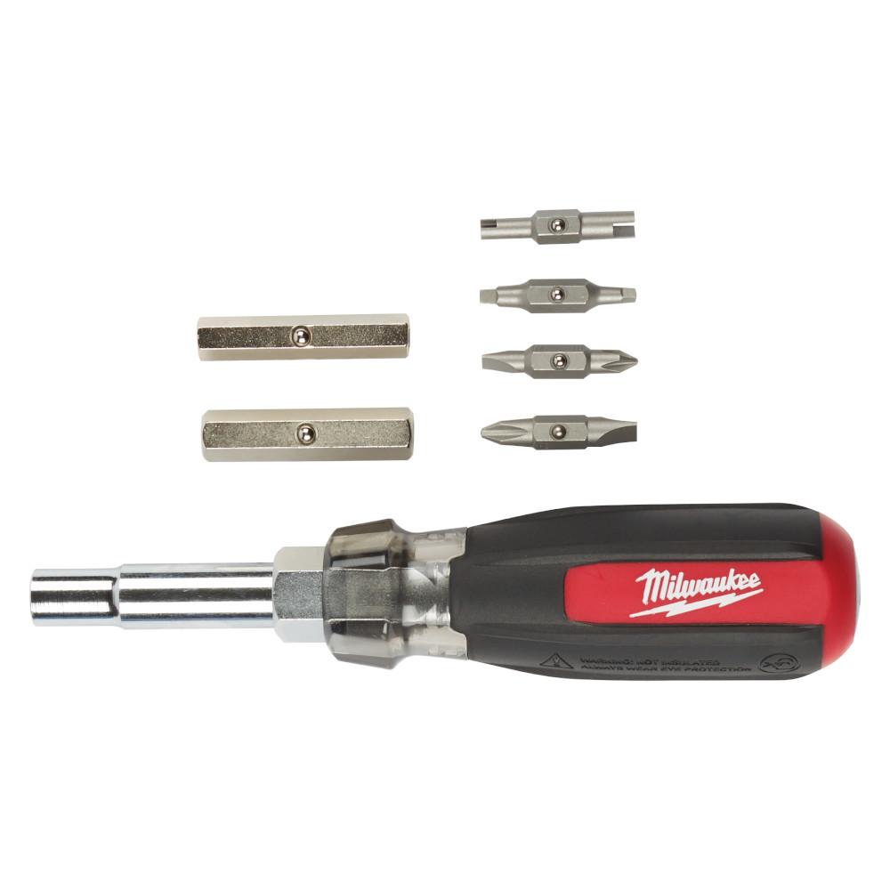 13-in-1 Cushion Grip Screwdriver with Schrader Bit