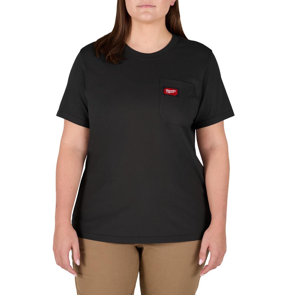 Women&#39;s GRIDIRON™Pocket T-Shirt - Short Sleeve Black XL