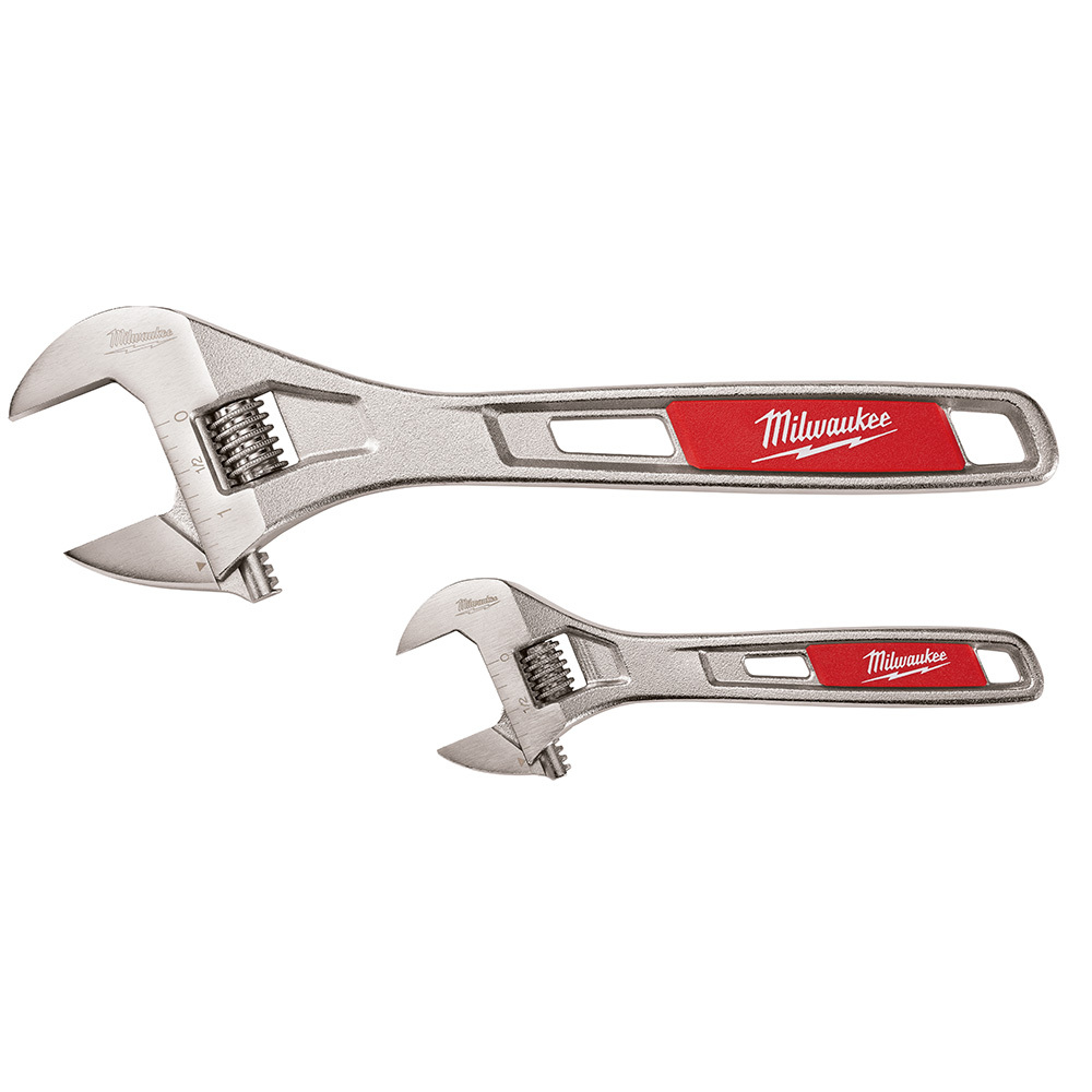 6 in. & 10 in. Adjustable Wrench 2 pack