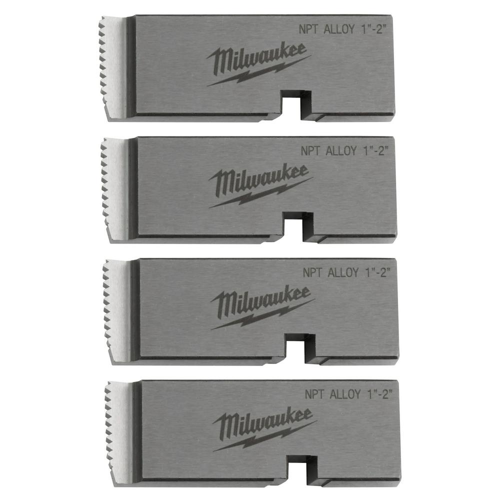 Milwaukee® 1&#34;-2&#34; ALLOY NPT Universal Pipe Threading Dies