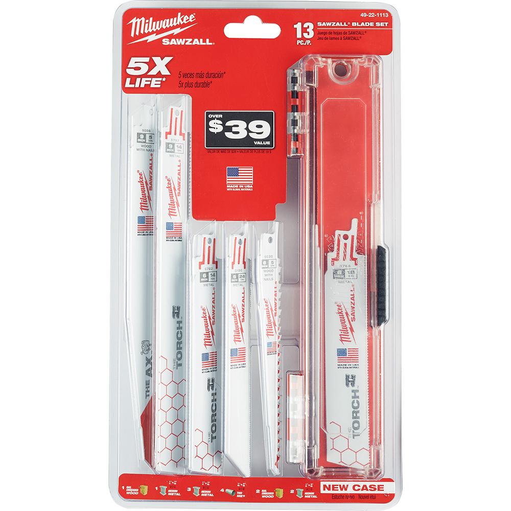 13 PC SAWZALL® Blade Set